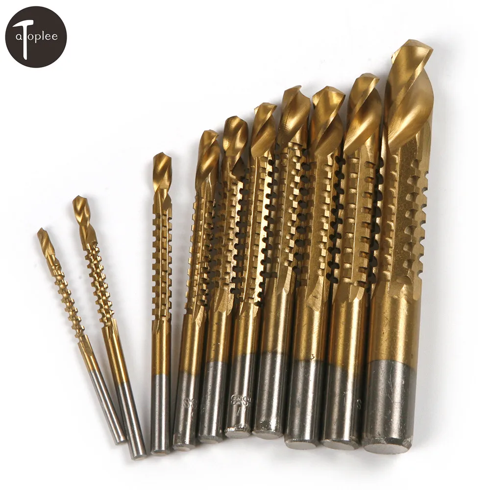 

1PC 3mm-8mm HSS Titanium Plating Hole Drill Bit For Pull Slot Punch Wood Reamer Pull Slot Cutting Slot Sawtooth Bit
