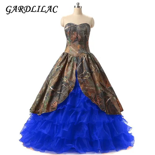 Gardlilac Sweetheart Ball Gown Camo Wedding Dress 2017 Cheap