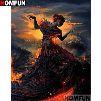 

HOMFUN Diamond painting "Woman broken" Full Square/Round Drill Wall Decor Inlaid Resin Embroidery Craft Cross stitch A13731
