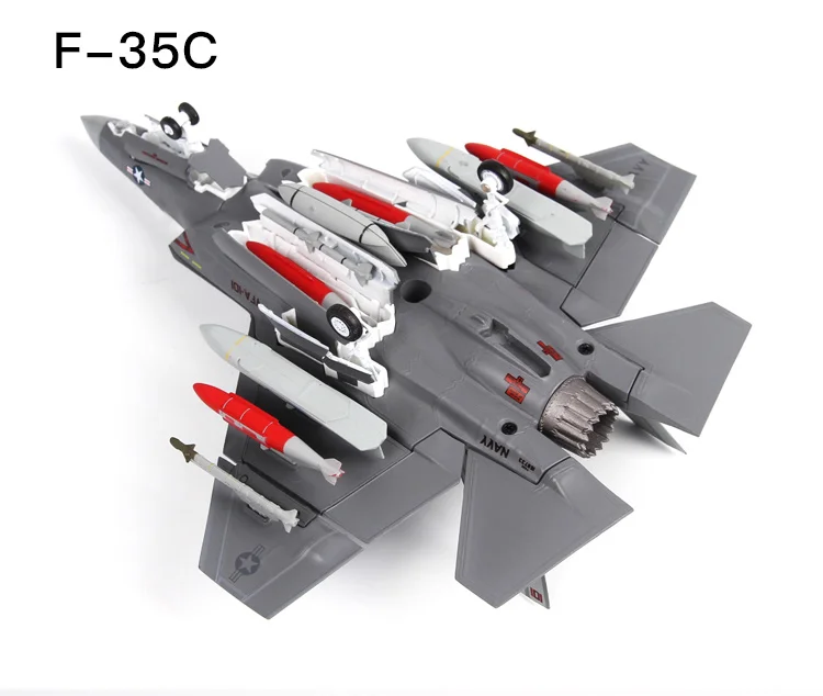 1/72 модель самолета USAF F-35A F35B F35C Lightning II Joint Strike Fighter литой металлический самолет модель игрушки для детей подарок