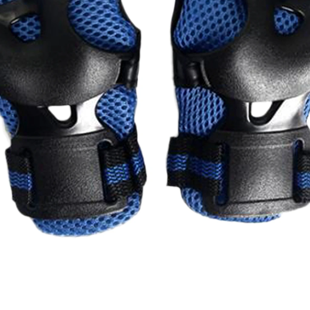 6 Pcs Kids Children Inline & Roller Skating Scooter Knee Wrist Elbow Pad Guard for Roller Skating Scooters Skateboards Cycling