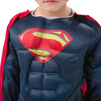 JYZCOS Superman Costumes Halloween Costumes for Kids Boys Children Anime Superhero Avengers Cosplay Purim Carnival