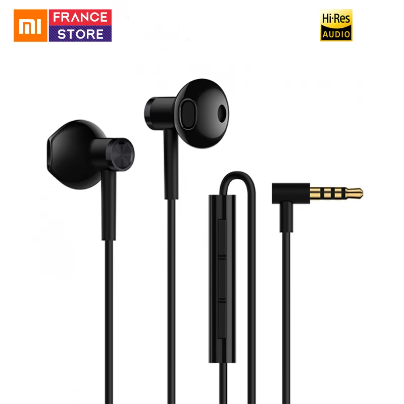 Оригинальные гибридные наушники Xiaomi DC с двойным драйвером половинные вкладыши