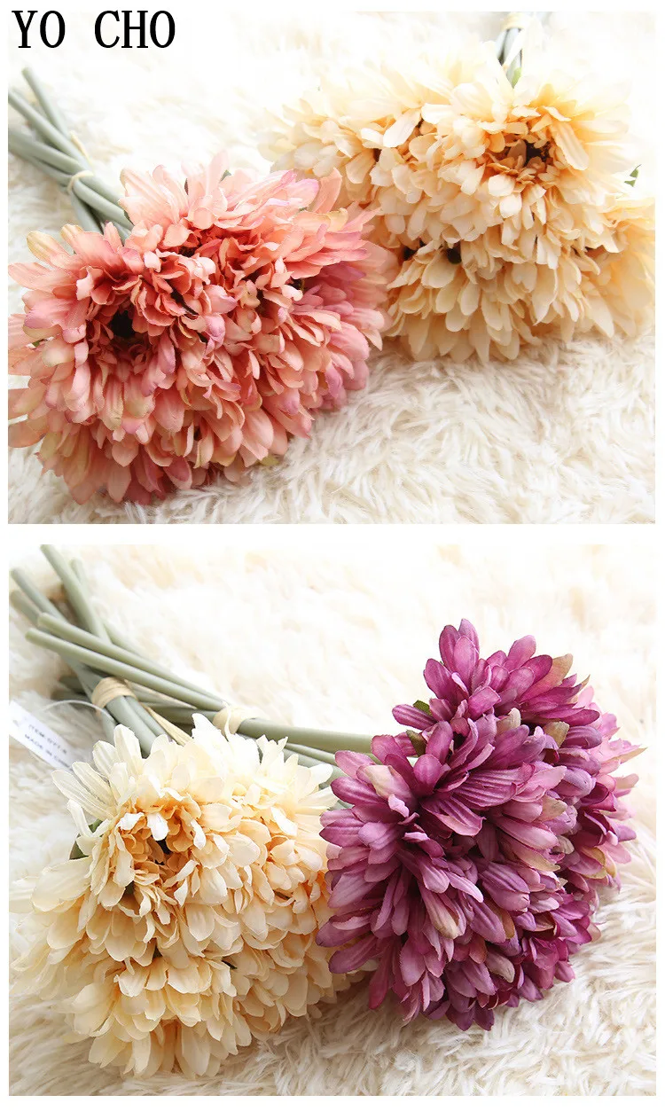 Oil painting African chrysanthemum bouquet9
