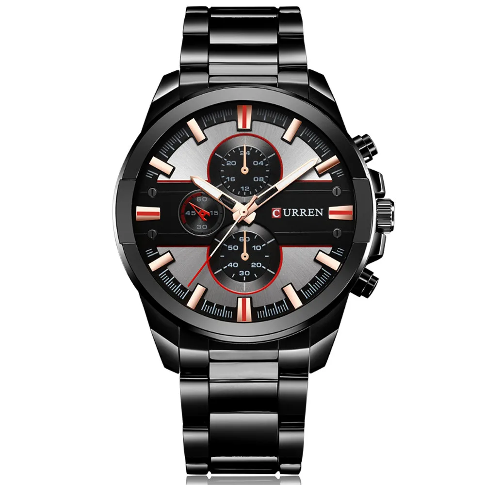 

2019 LUXURY Curren Brand Quartz gold Watches Deluxe Men leather watches women Wristwatches Gifts men wristwatches 8274