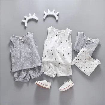 

Baby Boys Clothes 2020 Summer Style Beach Star Tree Print Casual Sport Suit 2Pcs Sets T Shirt + Shorts Baby Girls Clothes Set