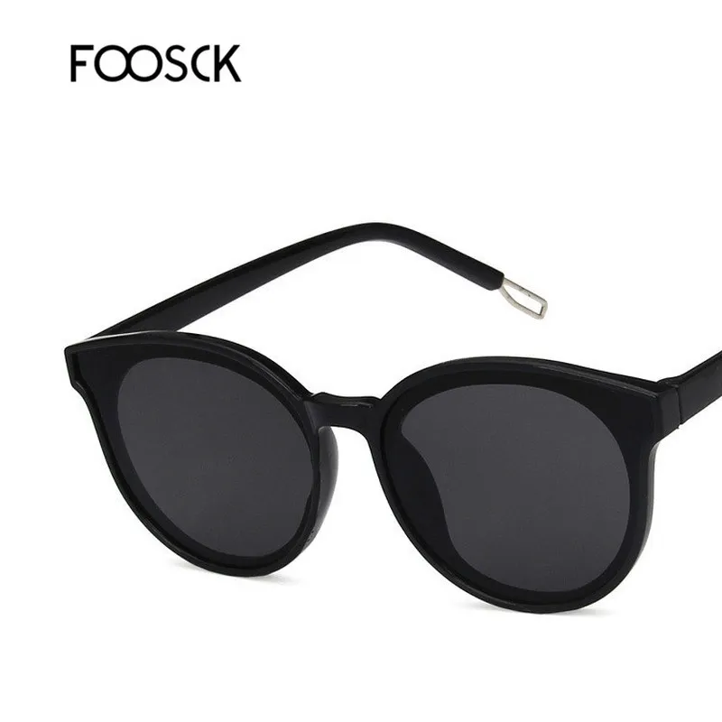 Круглые Солнцезащитные очки FOOSCK 2019 для мужчин и женщин брендовые дизайнерские
