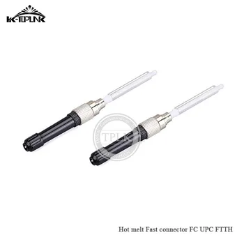 

free shipping 100PCS/lot Black FTTH FC UPC Fast connector Optic Fiber Fast connector factory price