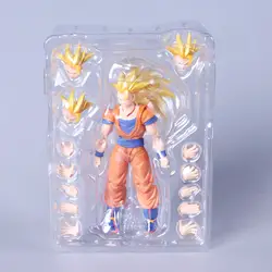 СВЧ S. H. Figuarts аниме Dragon Ball Z Супер Saiyan 3 Сон Гоку ПВХ фигурку Коллекционная модель игрушки