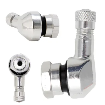 

5 COLOR 90 degree CNC Motorcycle Valve Stems Tire 10mm 11.3mm Rim Wheel Aluminum Silver BLACK BLUE GOLD ORANGE