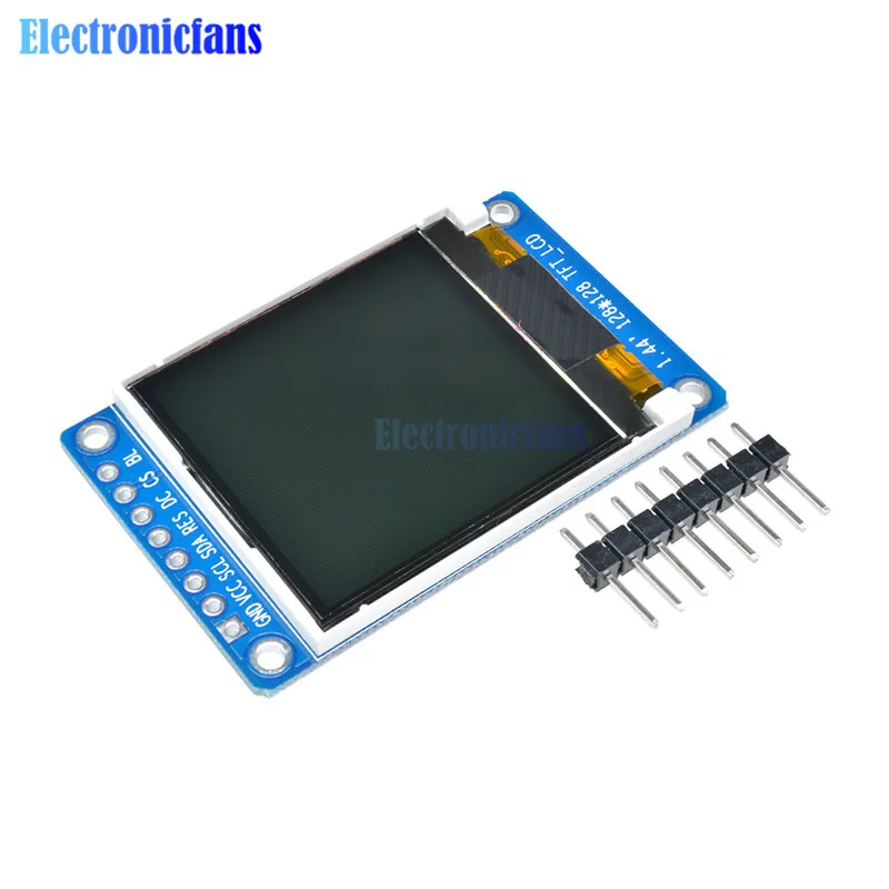 1,44 в 3,3 дюймов TFT ЖК-дисплей модуль 128*128 полный цвет 8 Pin SPI серийный интерфейс ST7735S 1,44 "128x128 ЖК-модуль