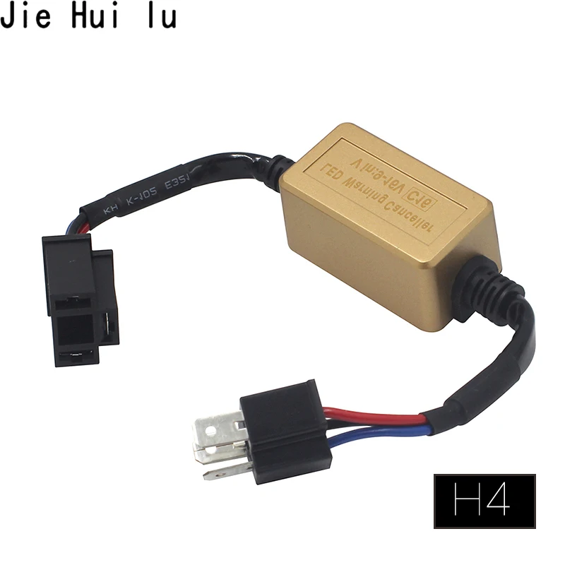 

H11 H7 H8 H9 9006 9005 H4 Car HID LED Headlight AntiFlicker Decoder Canbus Error Free Load Resistor Canceller 12V