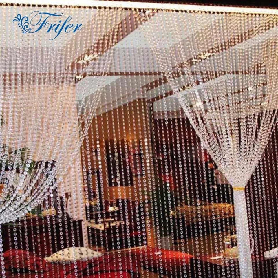 Acrylic Crystal Beads String Curtains Diamond Chandelier Hanging