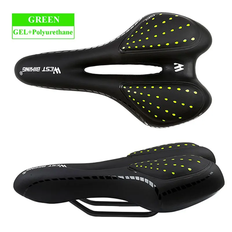 Silicone Cushion Gel Shockproof Bicycle Saddles