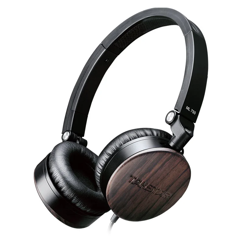 

Takstar ML 750 Sandalwood Portable Stereo Headphone with Control Button and Microphone,carry case included