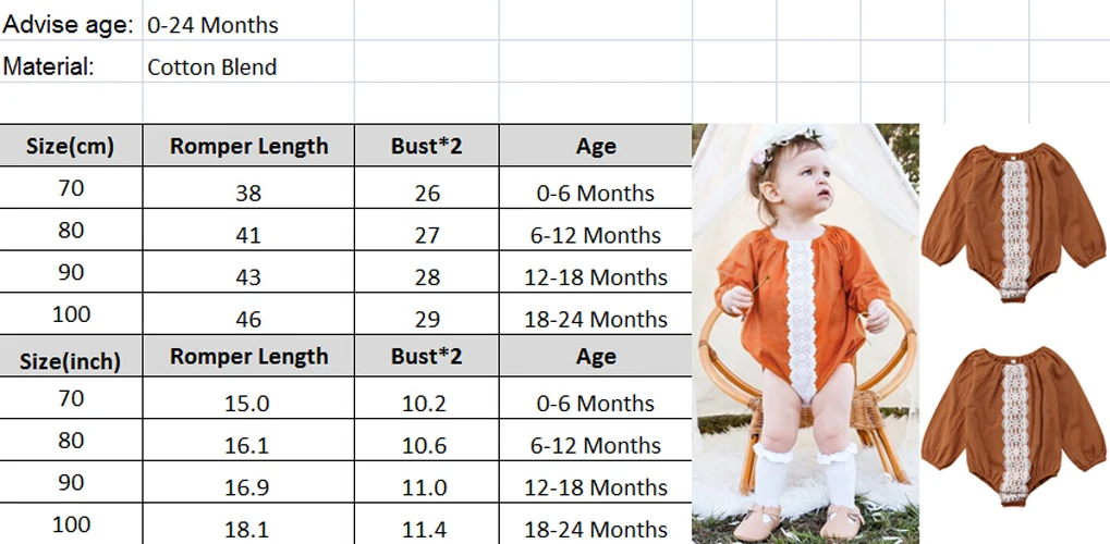 Одежда для новорожденных одежда для малышей мальчиков и девочек, кружевное платье с длинными рукавами наряд с комбинезоном; одежда для малышей; повседневная одежда для девочек и мальчиков на возраст от 0 до 24 месяцев