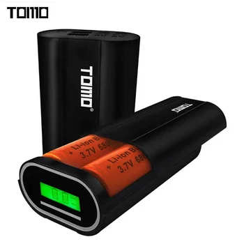 

Original TOMO D2 2 x 26650 Li-ion Battery Power Bank Case Kit Battery Charger DIY Box for Mobile Phone