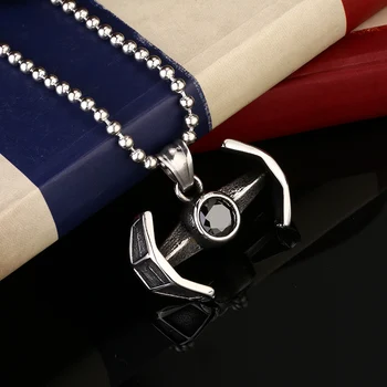 

BEIER Fashion Man's Stainless Steel Star Wars UFO Pendant Necklace New Designed Unisex Jewelry BP8-143
