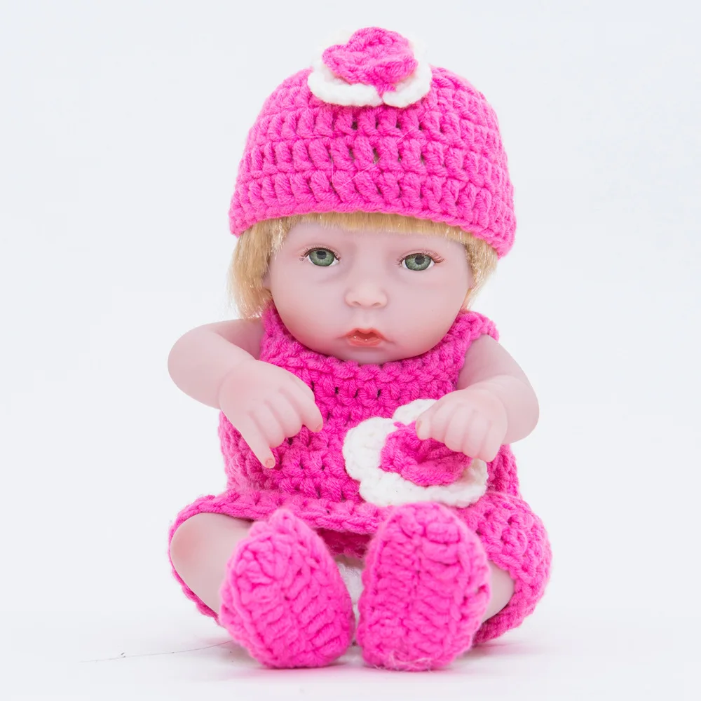 

10 inch Reborn Babies Dolls 28cm Full Vinyl Realistic Boneca Baby Toys for Girls Playmate Gift