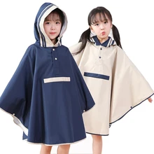 Thicken Raincoat Waterproof For Children Kids impermeable Rain  Coat Ponchos Jackets outdoors Travel Capa De Chuva Chubasquero