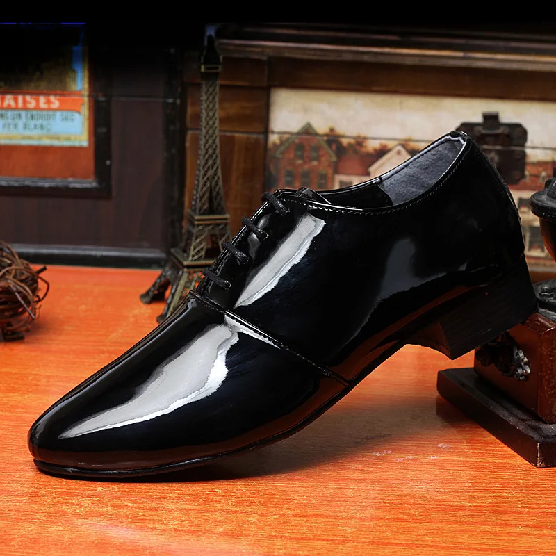 Мужская Кожаная Обувь 2017 Новый Комфортабельный Модный бренд Мужчины Платье #078|shoe