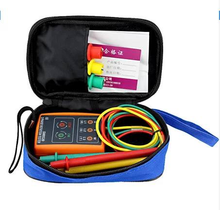 

100% Original and New 3 Phase Rotation Tester Indicator Detector Meter LED Buzzer SM852B Portable