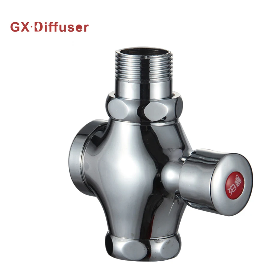 Stool Flush Urine Flushing Valve Delay Flush Hand Copper Urinal Copper