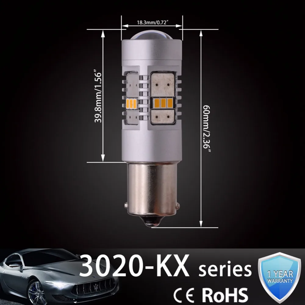 Супер яркий S25 светодиодные лампы BA15S BAY15D сигнальных огней стоп для автомобилей