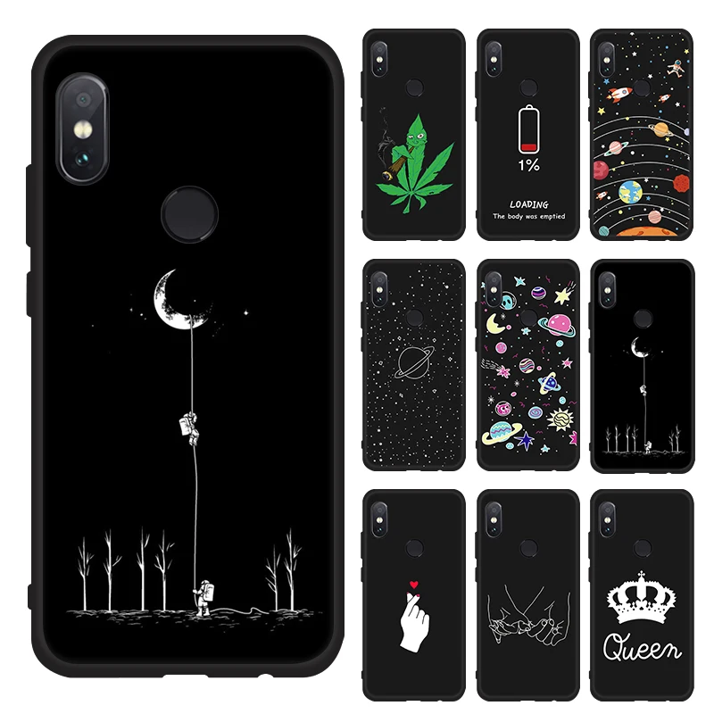 

Lovely Pattern TPU Phone Case For Xiaomi Redmi Note 7 6 5 Pro S2 5Plus 4X Silicone Matte Soft Back Cover for Redmi Note 5 Pro 6A