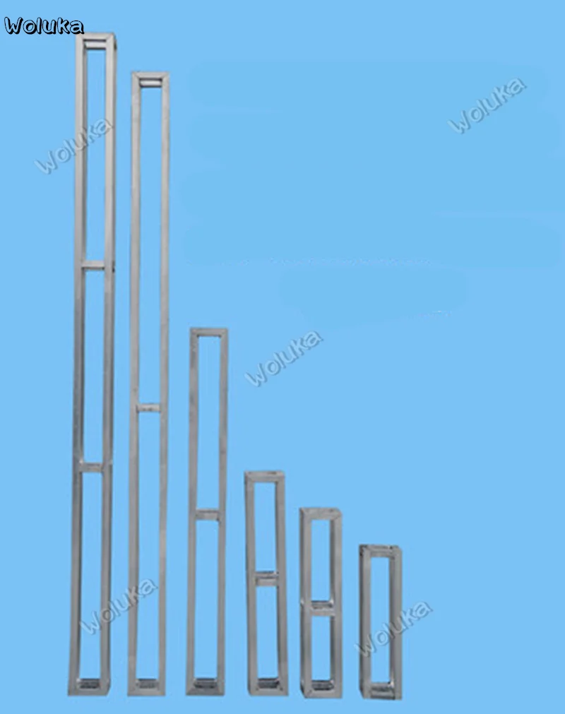Каблук 10 см небольшая ферма горячего цинкования оцинкованная трубка с квадратным сечением для сцены полка реклама фоновый дисплей рамка CD50 W03