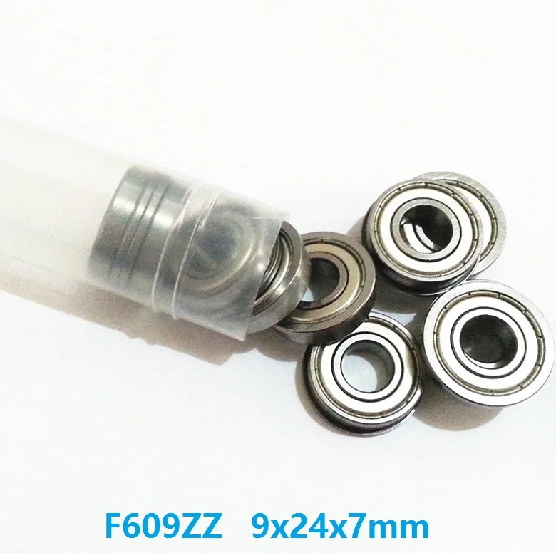 

20pcs/50pcs/100pcs F609ZZ F609Z F609 Z ZZ F609-ZZ 9x24x7 mm flange Ball Bearing deep groove 9*24*7mm metal shielded