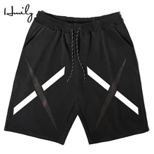 HMILY летние мужские шорты для бега, спортивные свободные шорты для бега, быстросохнущая Мужская для спортзала, мужские шорты, хлопковые шорты, большие размеры 6XL 7XL