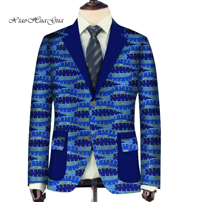 Мужской индивидуальный формальный пиджак блейзер Необычные африканские Дашики мужская одежда Свадебная вечеринка костюм Блейзер Куртка Топы пальто повседневная WYN726
