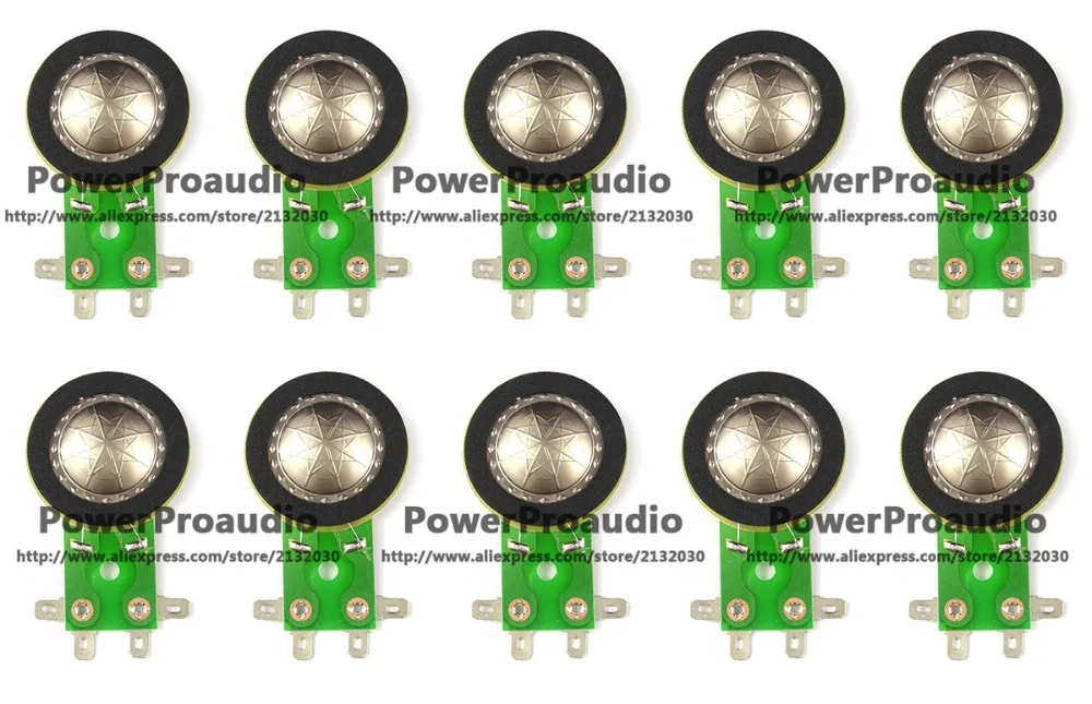 10 шт. 8 Ом диафрагмы 25,5 мм 25,4 мм(") Рупорная звуковая катушка