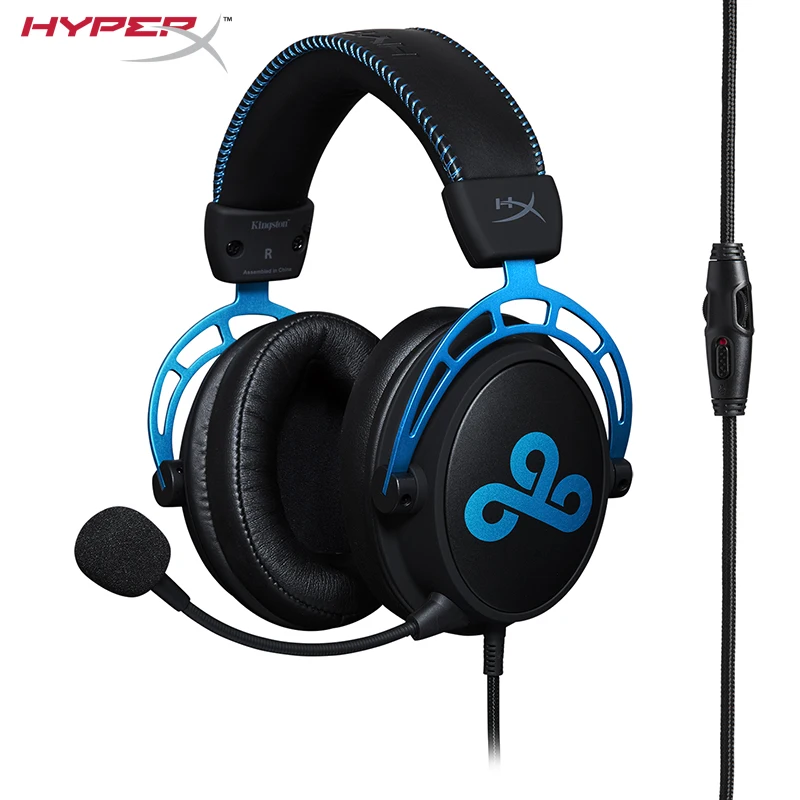 HyperX Cloud Alpha Cloud9 мини гарнитура двойная камера драйверы Игровые наушники