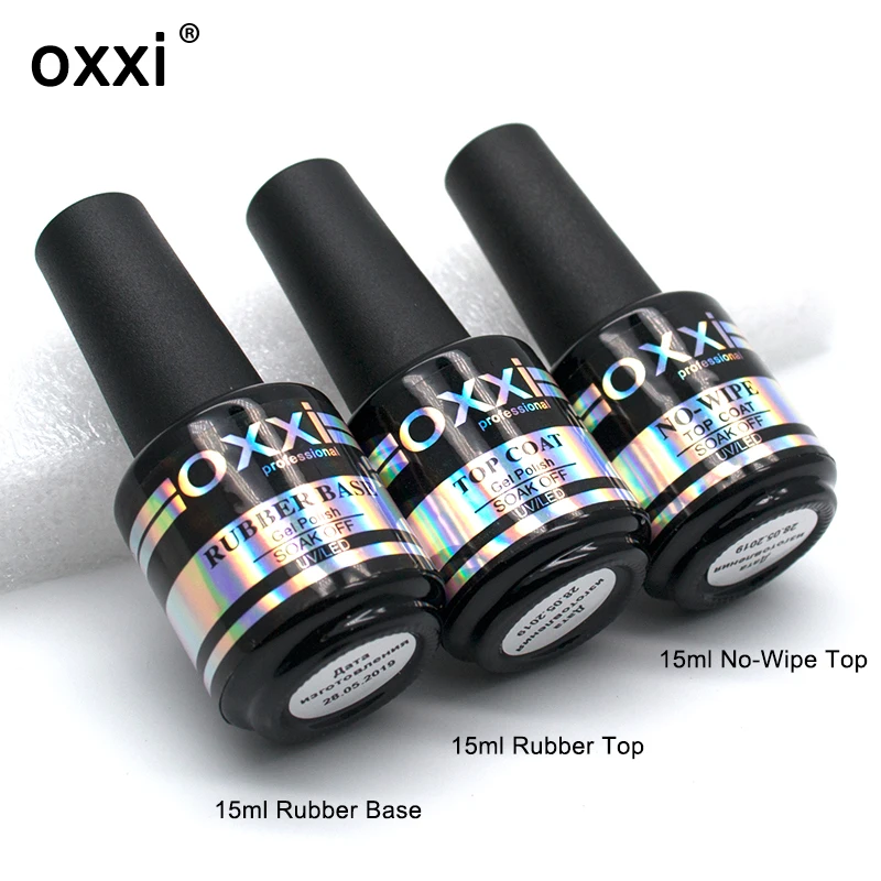 Oxxi 15 мл резиновая основа для гель лака УФ светодиодный Гель лак ногтей база и