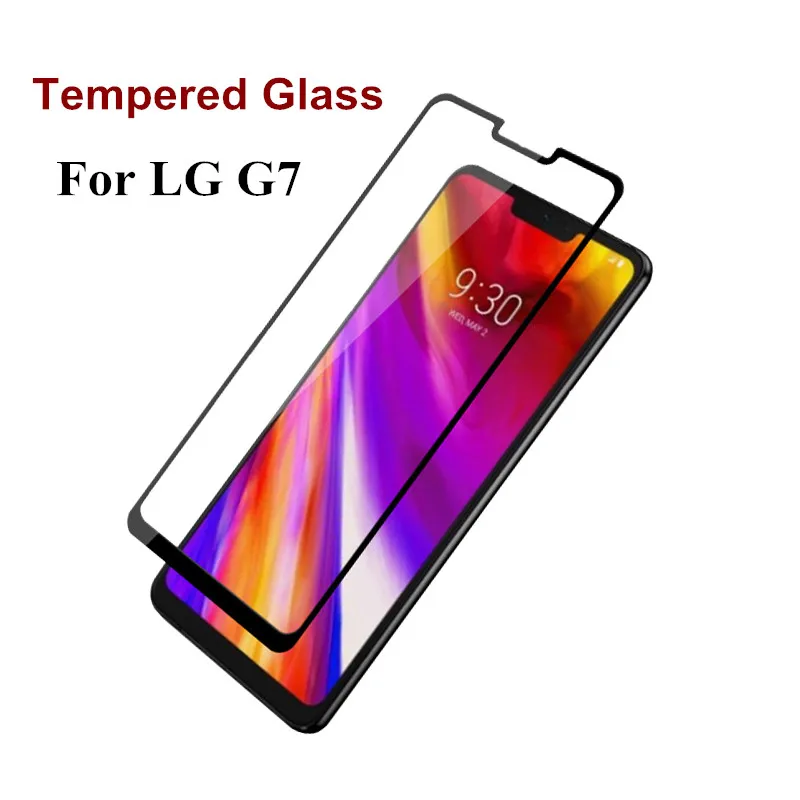 For LG G7 ThinQ Full Cover Tempered Glass G7 Toughened Glass Screen