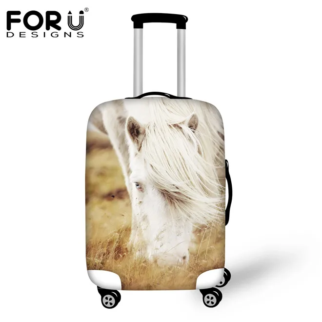 FORUDESIGNS/Эластичный пылезащитный чехол для путешествий, чемодан, rRain, чехол для животных, зоо, Crazy 3D, чехлы для чемодана на колесиках - Цвет: H887
