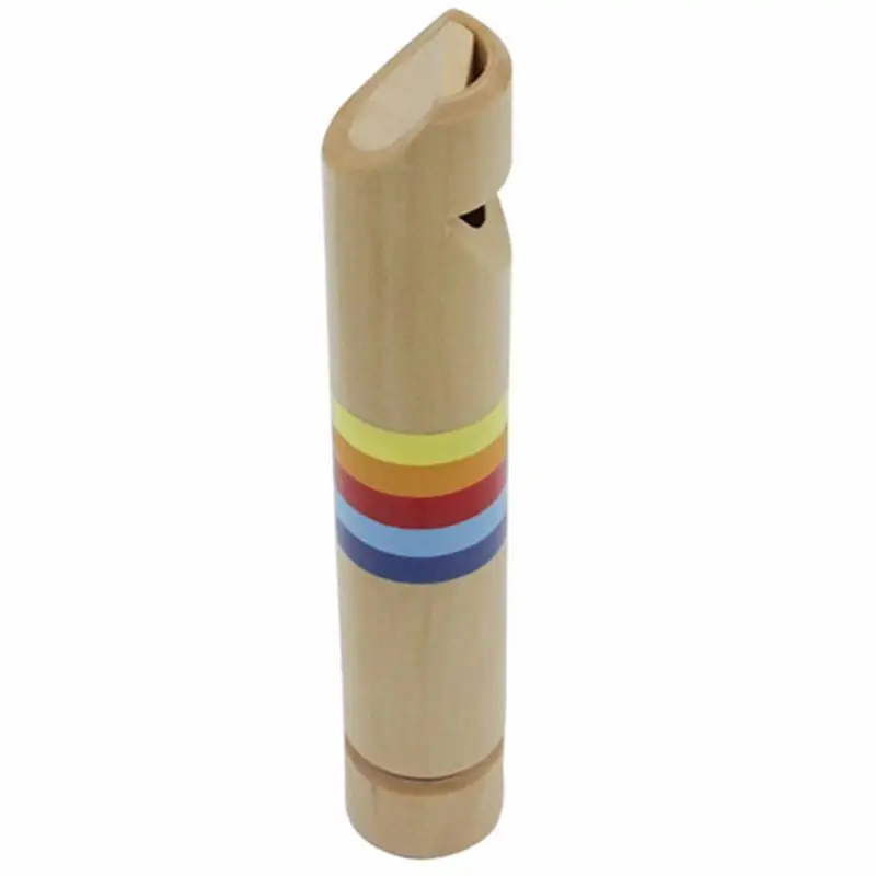 

KEEP Push & Pull Wooden Fipple Flute Whistle Musical Instrument Toy Gift For Kids Children High Quality Musical Instrument