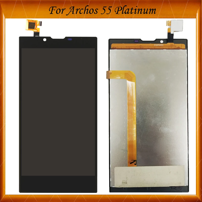 

5.5 inch For Archos 55 Platinum LCD Display And Touch Screen Assembly Mobile Accessories Black White Colors IN Stock