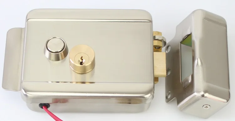 Hot Sale Electric Two Cylinders ControlRim Door Lock with Keys Both Inside and Outside EC06-2