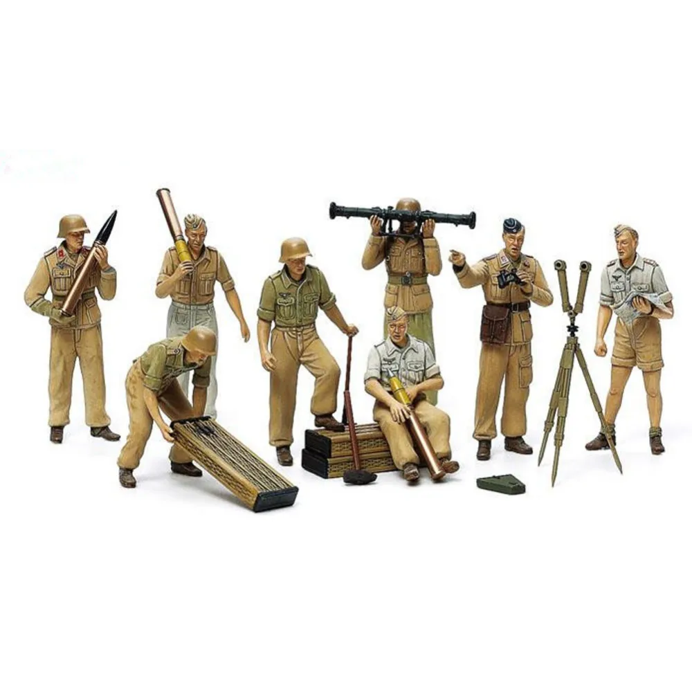 OHS tiiya 35343 1/35 немецкий корпус для Африки Luftwaffe Artillery набор команды Миниатюрные