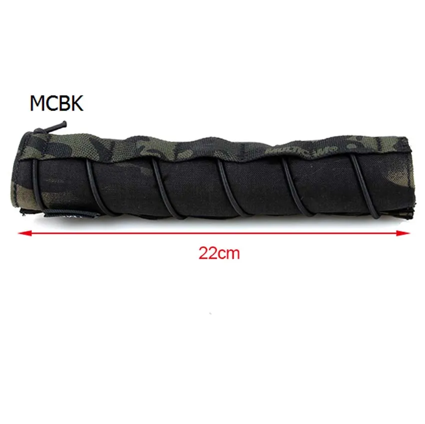 Тактический Камуфляж 22 см страйкбол Suppressor Cover Quick Release подлинный Crye Multicam Tropic/Woodland