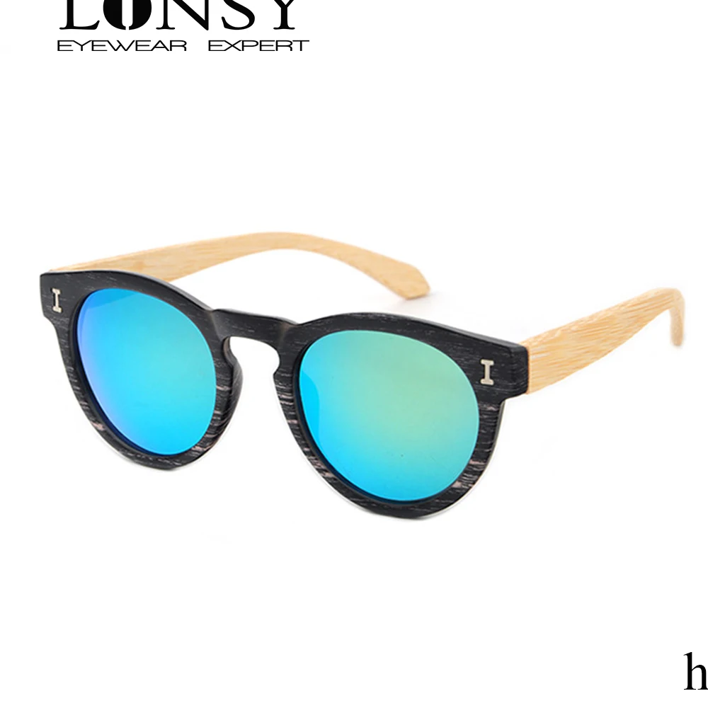 Солнцезащитные очки LONSY Bamboo Мужские/Женские Ретро Поляризованные бамбуковые солнцезащитные очки LS5008