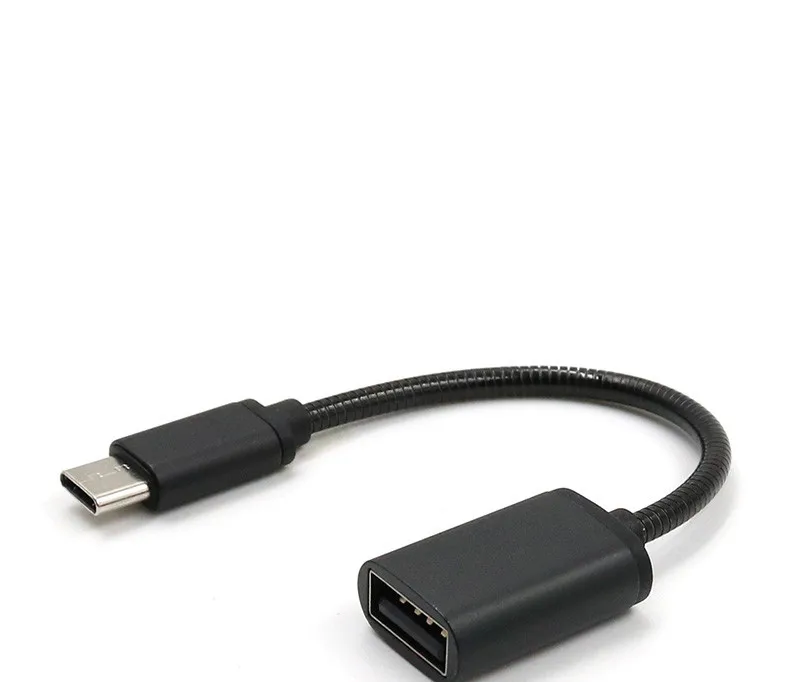 Металлический type-C USB 2,0 к USB 2,0 адаптер типа OTG C кабель для передачи данных разъем для компьютера ПК для сотового телефона