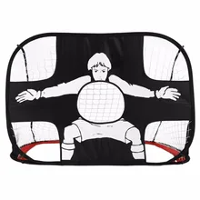 Foldable Football Gate Net Goal Gate Extra-Sturdy Portable Soccer Ball Practice Gate for Children Students Soccer Training