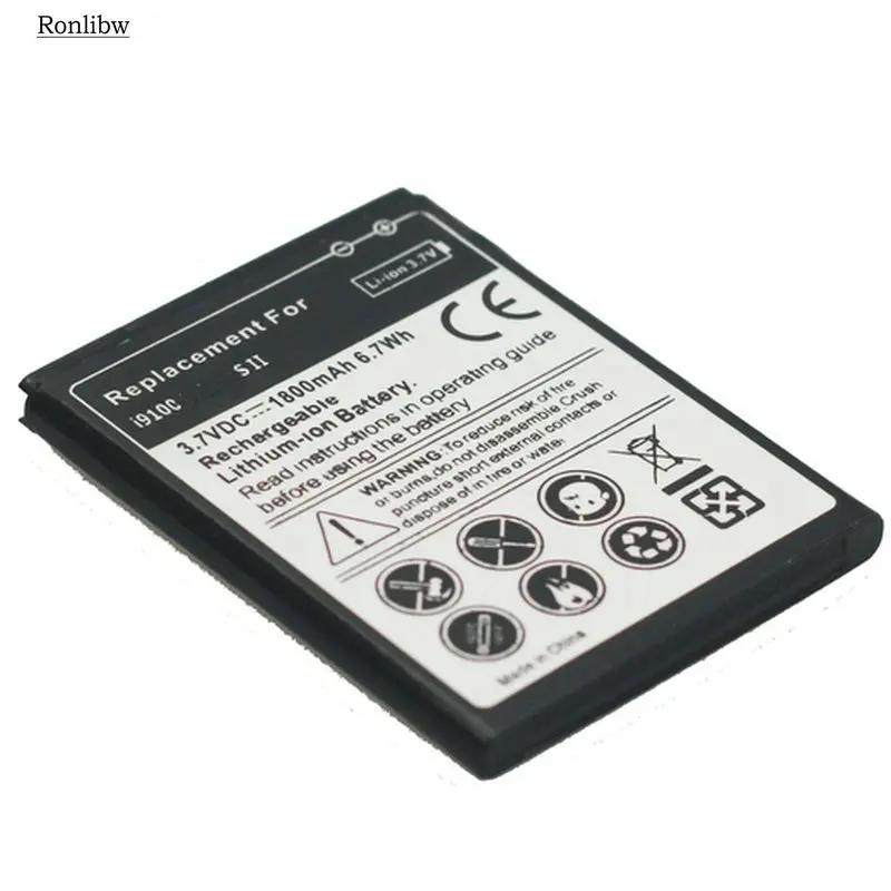 Ronlibw 1800mAh EB F1A2GBU запасная батарея + зарядное устройство для Samsung Galaxy S2 II I9100 9100 i9100g