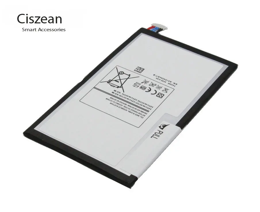 Ciszean 10x4450mAh T4450E Сменный аккумулятор для планшета Samsung galaxy Tab 3 8 &quot8 0 T310 T311 T315 T3110