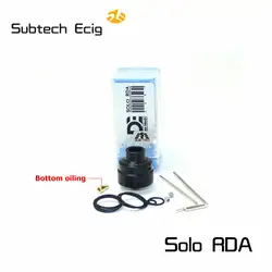 Subtech ecig Solo rda атомайзер 22 мм Диаметр электронная сигарета 316 SS электронная сигарета испаритель костюм для 510 коробка мод пара