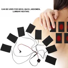 Электрические нагревательные колодки тепловая одежда грелка с подогревом жилет куртка Мобильная грелка переключатель передач для DIY Подогрев одежды грелка